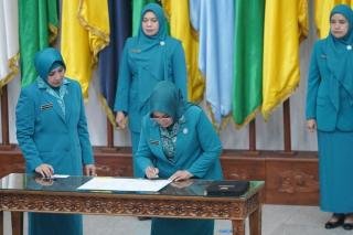 Adrias Hariyanto Resmi Dilantik Menjadi Pj Ketua TP PKK Provinsi Riau