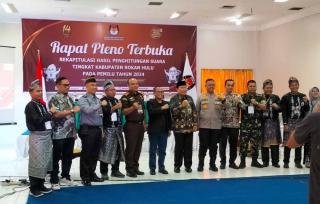 KPU se-Riau Mulai Rapat Pleno Terbuka Rekapitulasi Penghitungan Suara