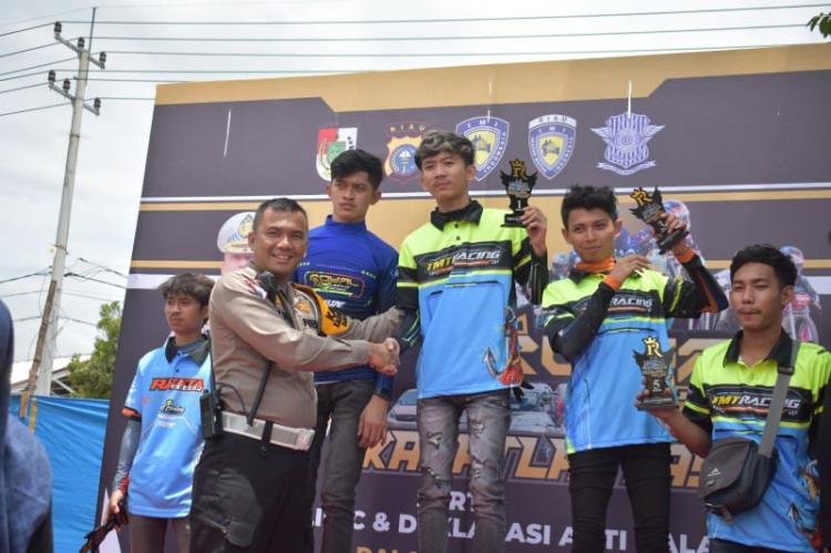 Berantas Balap Liar, Satlantas Polresta Pekanbaru Deklarasi Bersama IMI
