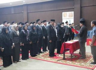 Sekda Pelalawan Lantik 54 Pejabat, Ini Harapannya