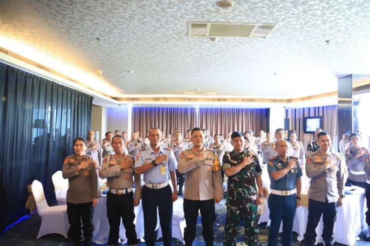 Propam Polda Riau dan Polisi Militer 3 Matra Bahas Penanganan Jelang Pilkada Serentak
