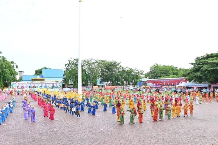 1.110 Peserta Meriahkan Porseni IGTKI-PGRI Tingkat Provinsi Riau ke-2 di Kabupaten Bengkalis