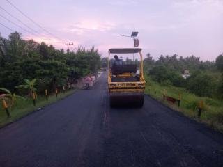 Pemprov Riau Gesa Pengaspalan Jalan Provinsi di Bengkalis