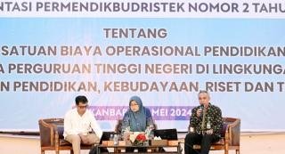 UNRI Sosialisasi Implementasi Permendikbudristek Terkait UKT dan IPI