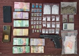 Pengedar Narkoba Berpistol di Bengkalis Ditangkap Polisi