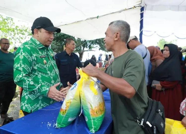 Pasar Murah di Benteng Mempura Siak Sediakan Sembako Berkualitas dengan Harga Terendah