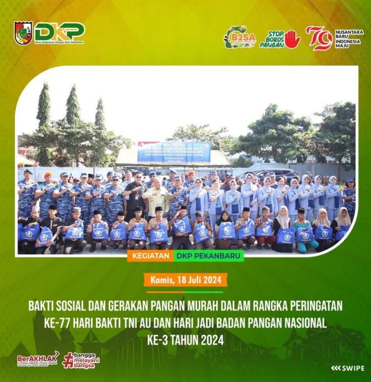 Beri Pangan Berkualitas dan Terjangkau, GPM Rutin Digelar Pemko Pekanbaru