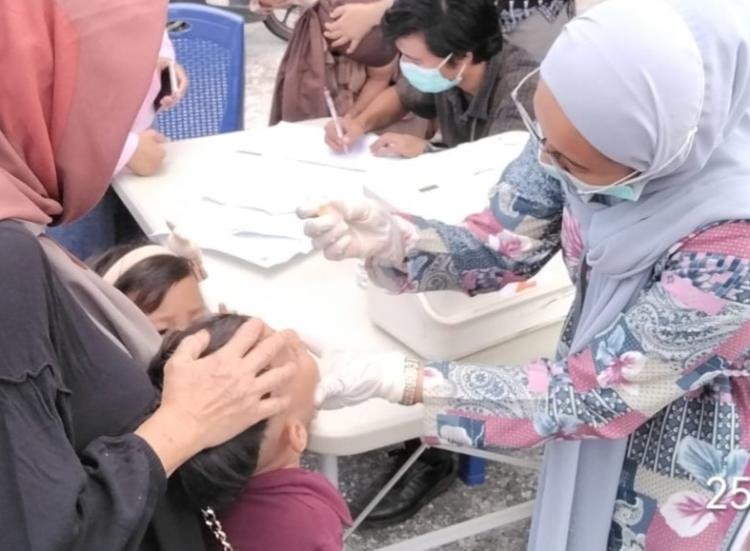Total 65.517 Anak Berhasil Divaksinasi Polio, Kecamatan Marpoyan Paling Gencar