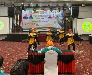 PERWOSI Lestarikan Budaya Melayu Lewat Lomba Senam Kreasi