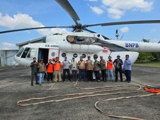 Tangulangi Karhutla, Riau Kembali Terima Heli MI-8 Untuk Kegiatan Water Bombing