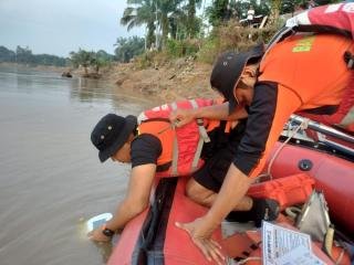 Sampan Tenggelam, Seorang Pemancing Hilang Tenggelam di Inhu