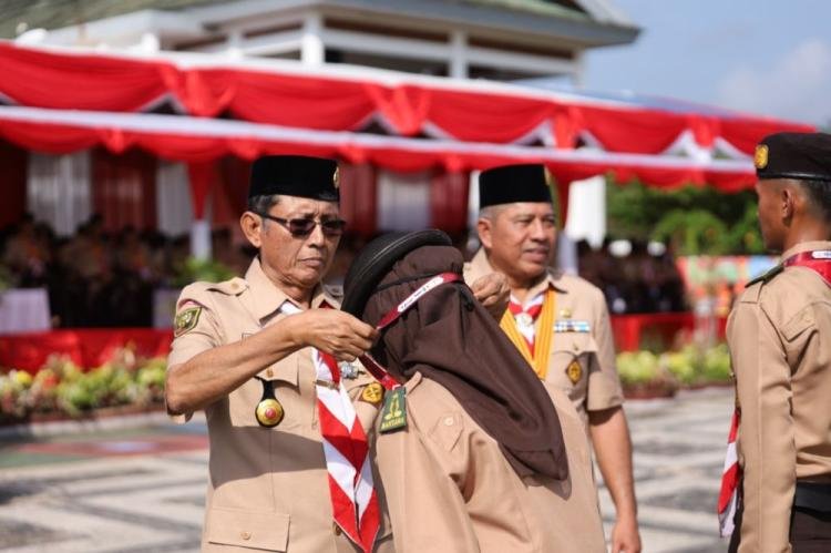 Siak Sukses Jadi Tuan Rumah Acara Peringatan Hari Pramuka ke-63