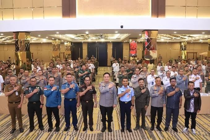 Forkopimda Rakor OMP Praja Lancang Kuning 2024 Bahas Pilkada di Riau