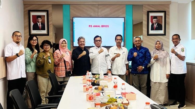 Plt Bupati Asmar Tandatangani Nota Kesepahaman Dengan Rumah Sakit Awal Bros Pekanbaru