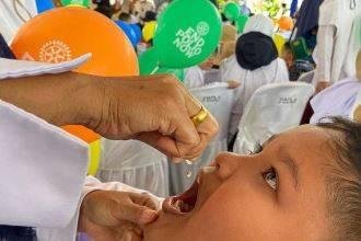 1.326.965 Anak di Riau Sudah Diberikan Imunisasi Polio