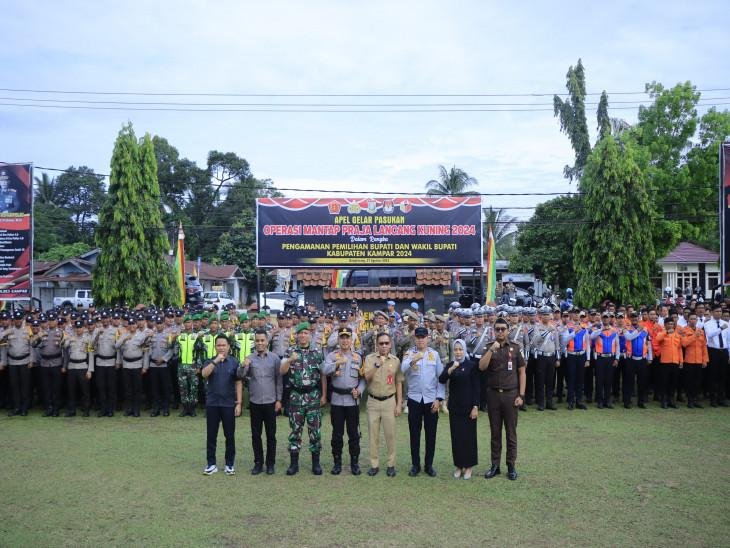 Polres Kampar Gelar Operasi Mantap Praja Lancang Kuning 2024