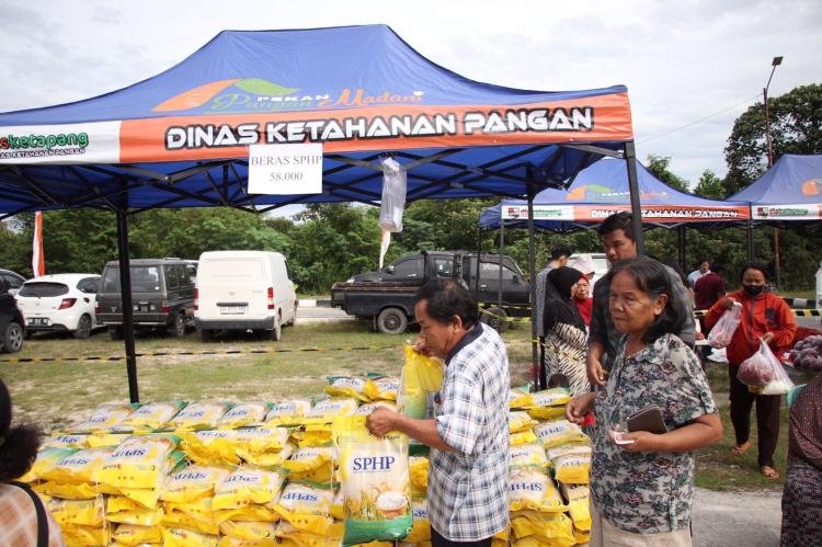 7,5 Ton Bahan Pangan Ludes Dibeli Warga Saat Gelar GPM di Payung Sekaki