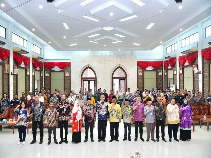 Asisten II Buka Sosialisasi dan Pencanangan Desa Cinta Statistik Kabupaten Kampar Tahun 2024