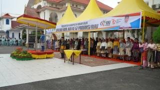 Pemkab Rohil Gelar Upacara Peringatan HUT ke-67 Provinsi Riau