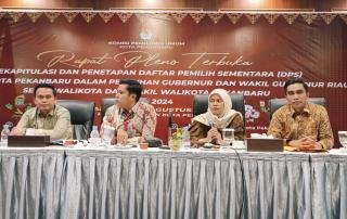 KPU Kota Pekanbaru Tetapkan 789.236 DPS untuk Pilkada 2024, Ini Respon Bawaslu