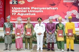 HUT ke-79 RI, 9.912 Narapidana di Riau dapat Remisi, 134 Dinyatakan Bebas