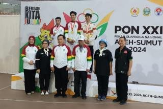 PON XXI Aceh-Sumut, Pesenam Riau Abiyu Rafi Sumbang Emas Kedua