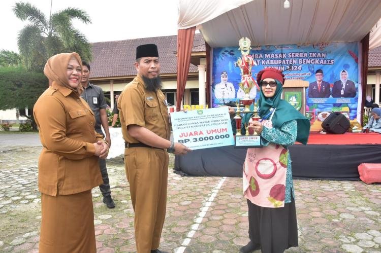 Dinas Perikanan Gelar Lomba Masak Serba Ikan, Kecamatan Mandau Keluar Sebagai Juara Umum