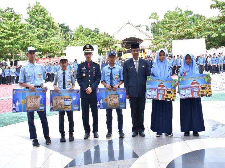 Peringatan Harhubnas 2024, Pemkab Kampar Launching Kartu Transportasi Pelajar Gratis