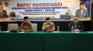 Rakor Persiapan Penyelenggaraan Ibadah Haji 2025, Ini yang Disampaikan Plt Kakanwil Kemenag Riau