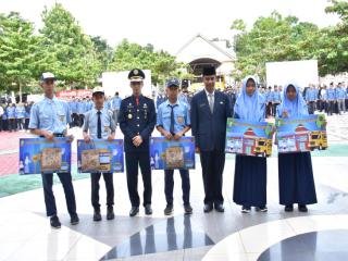 Peringatan Harhubnas 2024, Pemkab Kampar Launching Kartu Transportasi Pelajar Gratis