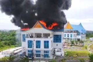 Kantor Dinas PUPR dan Perkim Pemkot Pekanbaru Terbakar, Ini Penjelasannya