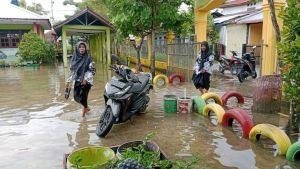 Sejumlah Kawasan Tergenang, Pemkab Rohil Aktifkan Satgas Banjir