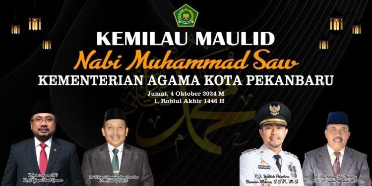 Besok, Kemenag Pekanbaru Gelar Kemilau Maulid 1446 H