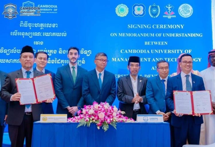 UMRI Tingkatkan Jaringan Internasional, Teken MoU dengan CUMT Kamboja