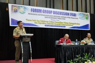 Disnakertrans Riau, Polri, dan Kejaksaan Bersatu Perangi Permasalahan Ketenagakerjaan