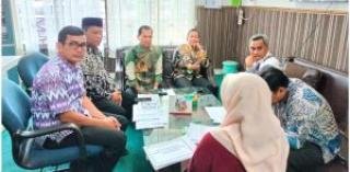 Tim Penyelesaian TLHP Kanwil Kemenag Riau Lakukan Kunjungan ke Kemenag Kampar