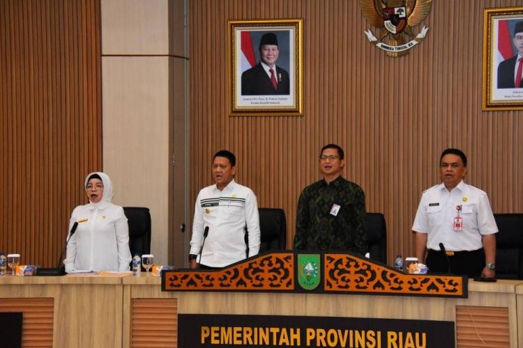 Bersama Inspektorat Riau, Pemkab Kampar Siap Tingkatkan Capaian MCP Tahun 2024