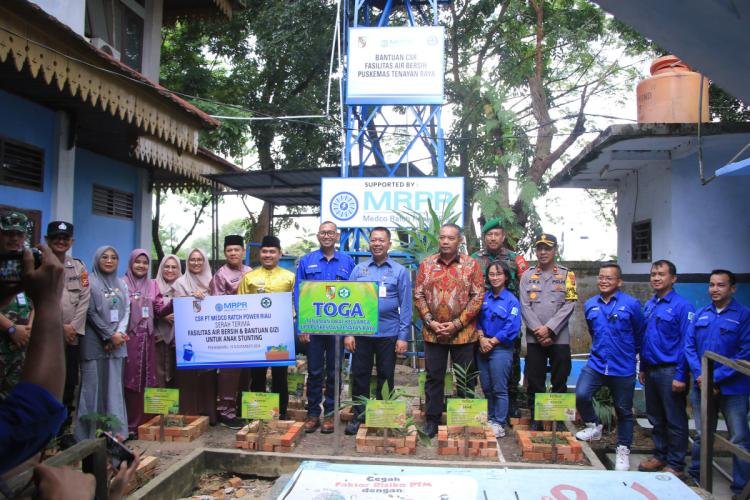 Masyarakat Kulim Dapat Fasilitas Air Bersih, Sekdako Berterima Kasih Atas Bantuan CSR PT MRPR