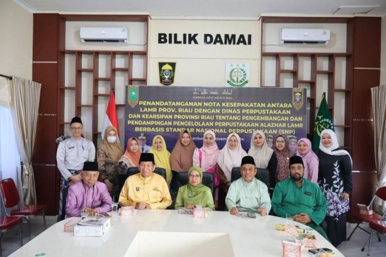 Sinergi Dipersip Riau dan LAMR, Optimalkan Pengelolaan Perpustakaan Khusus