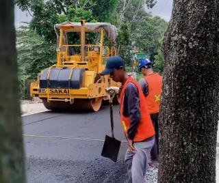 Tingkatkan Infrastruktur Kota, Dinas PUPR Pekanbaru Overlay Jalan Neraca