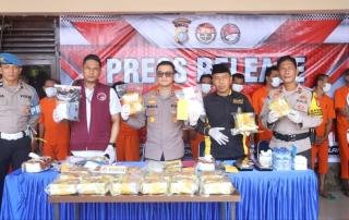Jelang Pilkada, Polres Inhil Amankan 21,8 Kg Sabu dari Bandar Besar