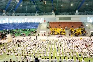 Pecahkan Rekor, 2.036 Atlet Taekwondo Pekanbaru Ikuti Ujian Kenaikan TingkatÂ