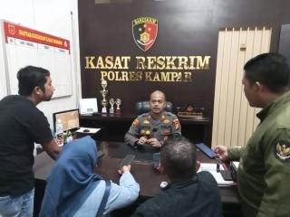 Satreskrim Polres Kampar Ingatkan Tim Sukses Jaga Kondusifitas Pilkada