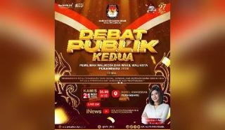 Lusa, Lima Paslon Walikota/Wakil Walikota Pekanbaru Ikuti Debat Publik Kedua