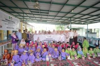 Rayakan HUT ke-25, DWP Provinsi Riau Gelar Bakti Sosial ke TK Bambu Kuning Kecamatan Tenayan Raya