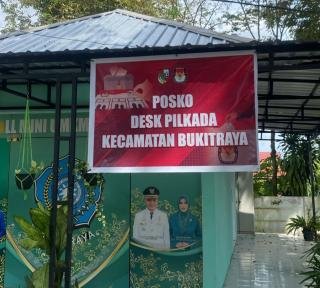 Kecamatan Bukitraya Buka Posko Desk Pilkada 2024, Ini Tugas dan Fungsinya 