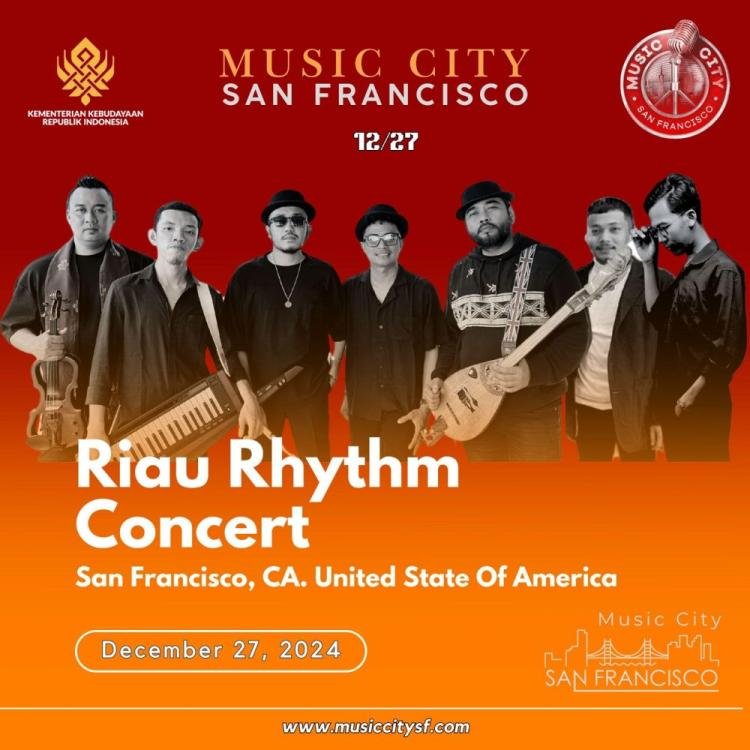 Riau Rhythm Guncang San Francisco dan California Bawa Harum Musik Melayu ke Amerika