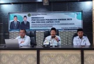 Maksimalkan Kinerja, Kanwil Kemenag Riau Sosialisasikan Target 2025