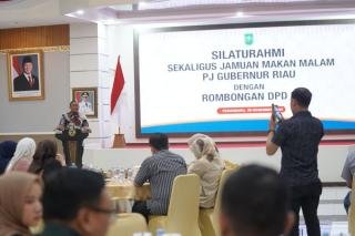 Bertemu Deputi Administrasi Setjen DPD RI, Pj Gubri Bahas Hal ini