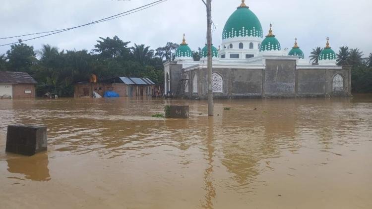 Empat Kabupaten di Riau Terendam Banjir, Tinggi Air Capai 1 Meter